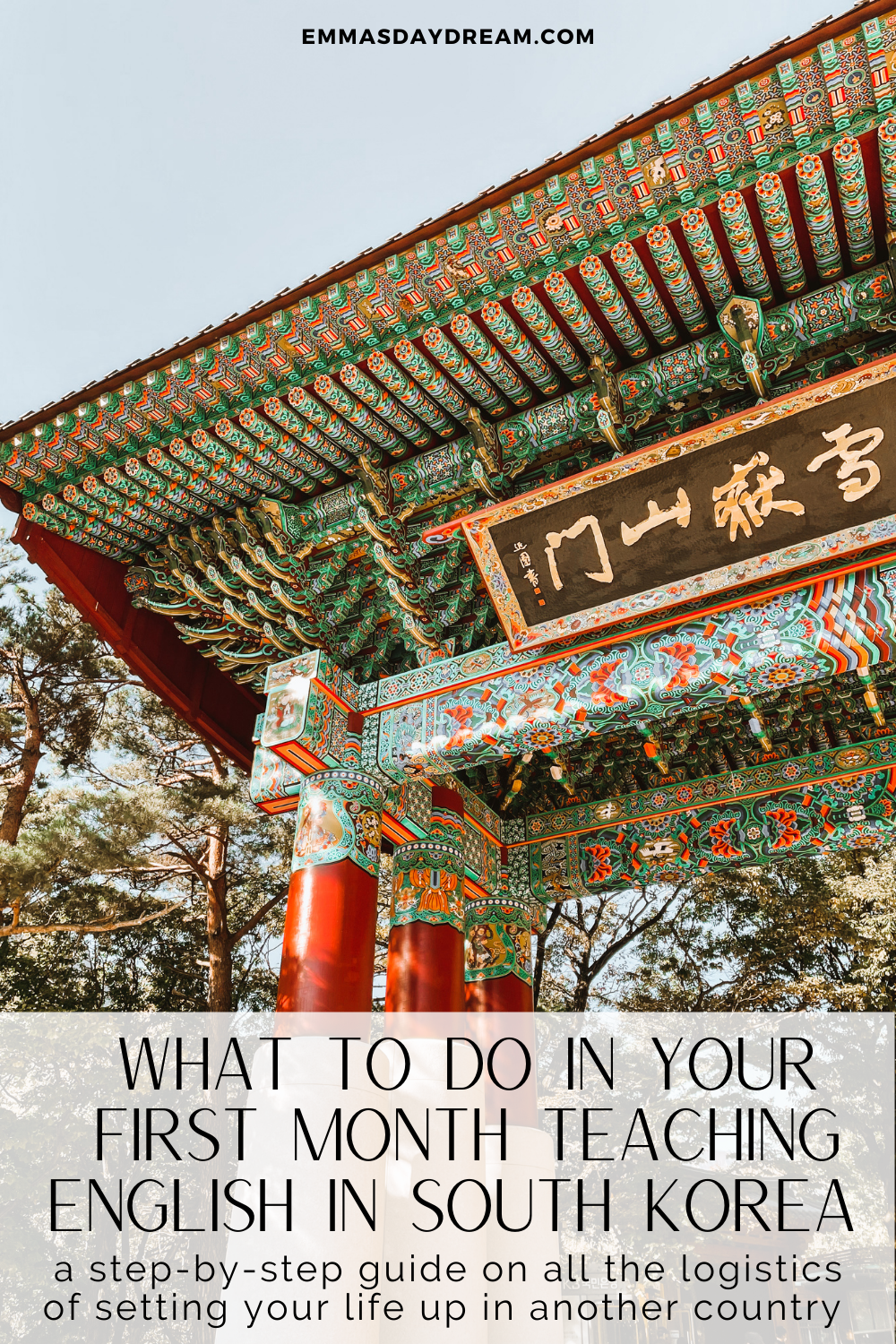 How to survive your first month as an English Teacher in South Korea, things to do during your first month teaching English in South Korea. Everything you need to do when you move abroad