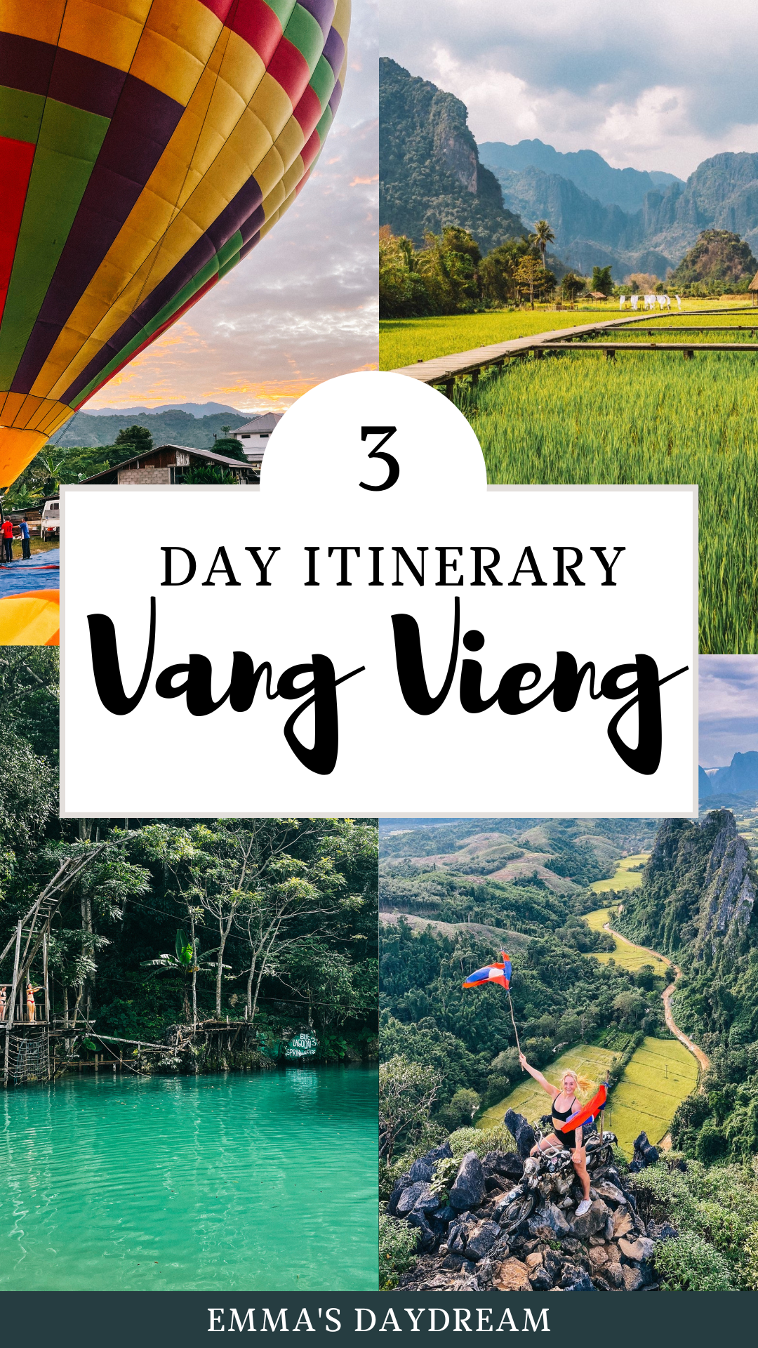 Things to do in Vang Vieng: Blue Lagoons, Nam Xay Viewpoint