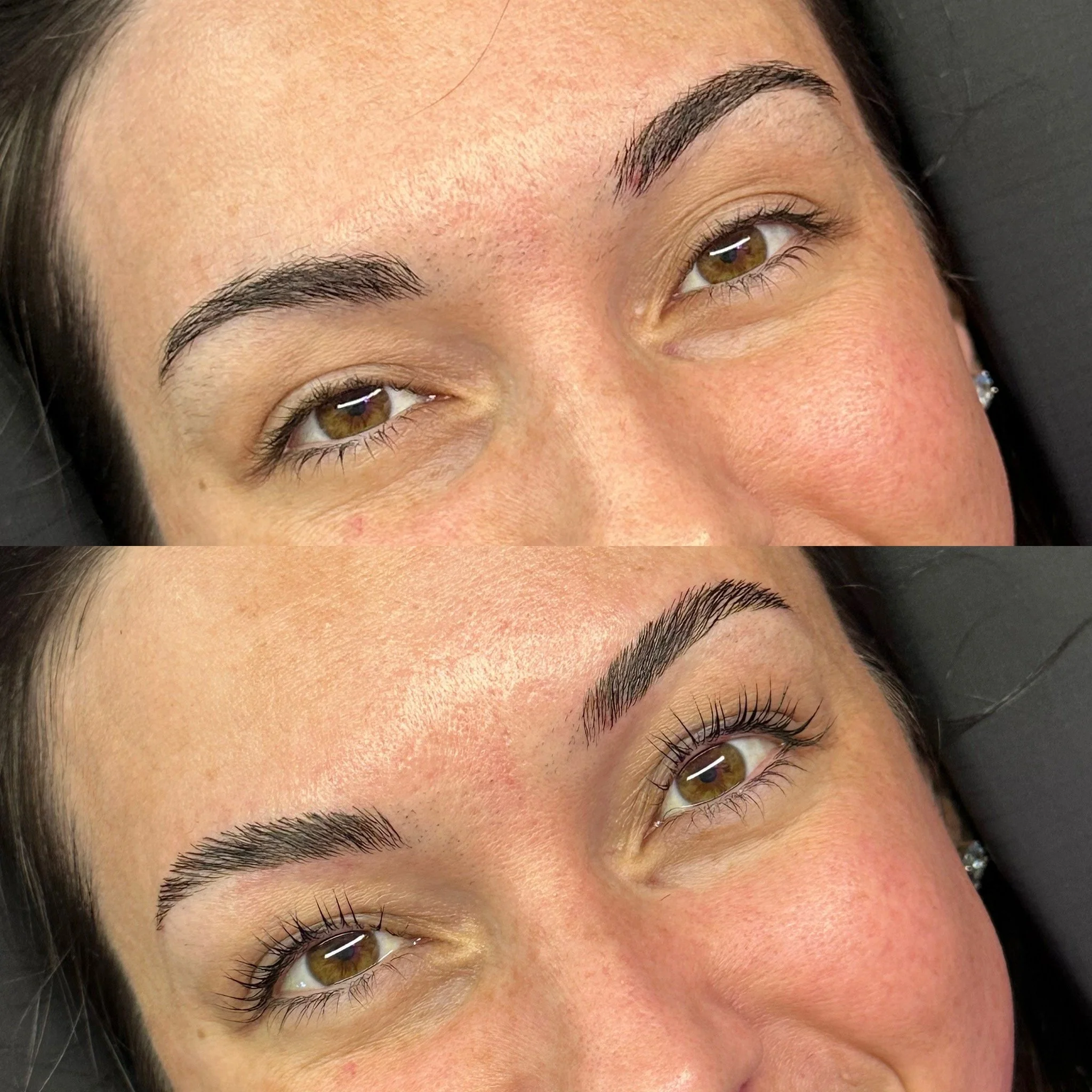 Before & After Brow Lamination + Lash Lift & Tint