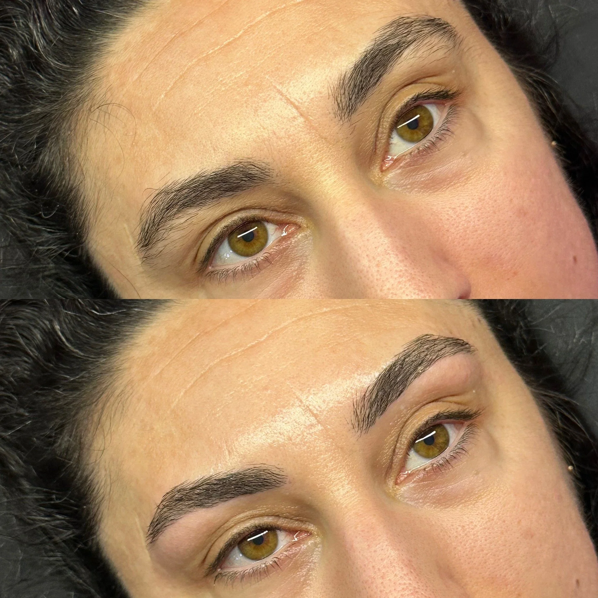 Before & After Brow Waxing/Shaping