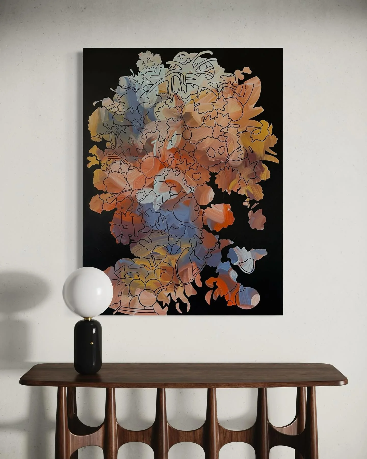 Romantic Flowers
121 x 91cm
Acrylic paint on canvas, unframed

#laramoisi 
#australianartist 
#femaleartists 
#floralpainting