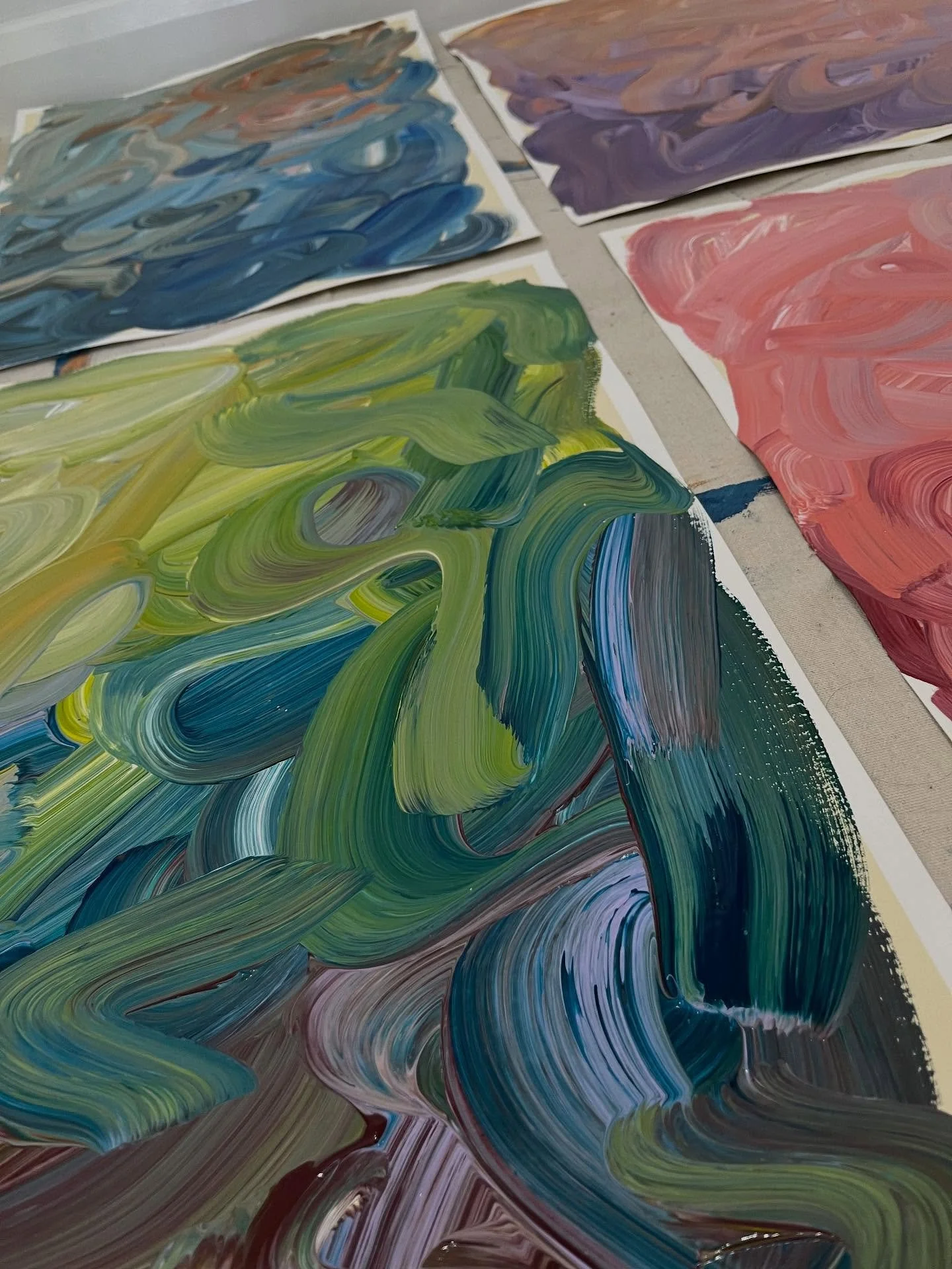 Loving these colour swirls!