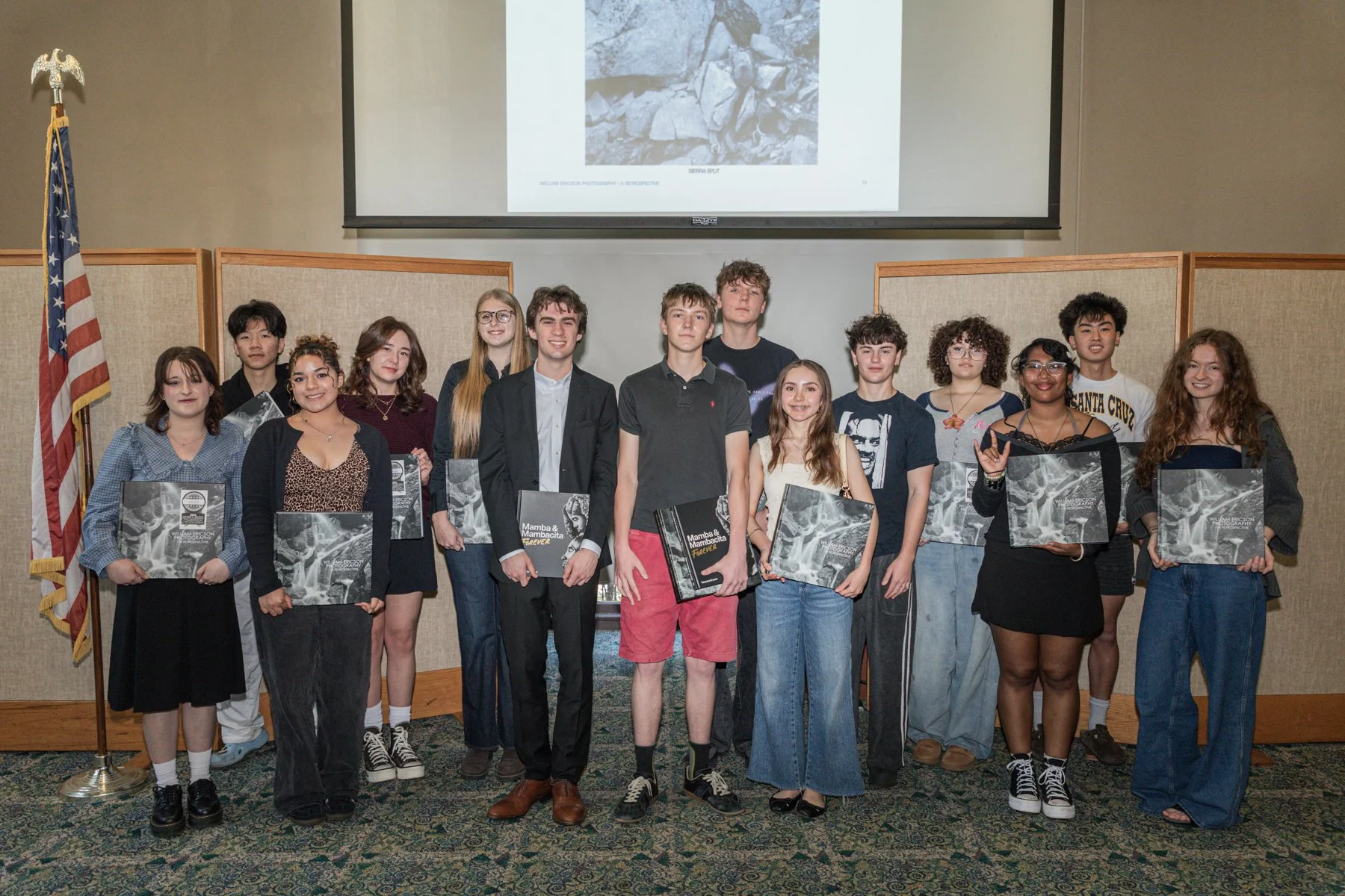  Front row, from left: Tony di Zinno, Andrew Bernstein, Tiffany Lo, Nancy Lem, Linda Wah, Karen Hames, Jon Takasugi, Marci Thurston.&nbsp;Back row, from left: Olivia Gonzalez, Zhijie Huang, Scheherezada Villega, Emiko Essmiller, Rossetti Rackman, Aug