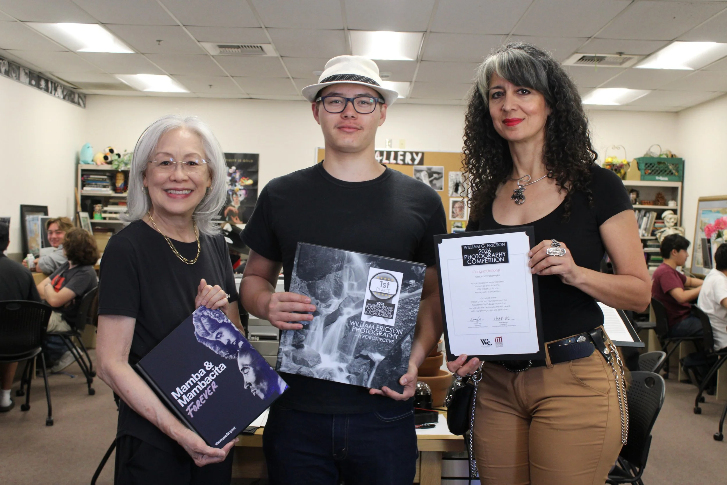  Nancy Lem, Alexander Pobereyko, and Rouzanna Berberian.  PHOTO BY SOFIIA ZABRODSKA  