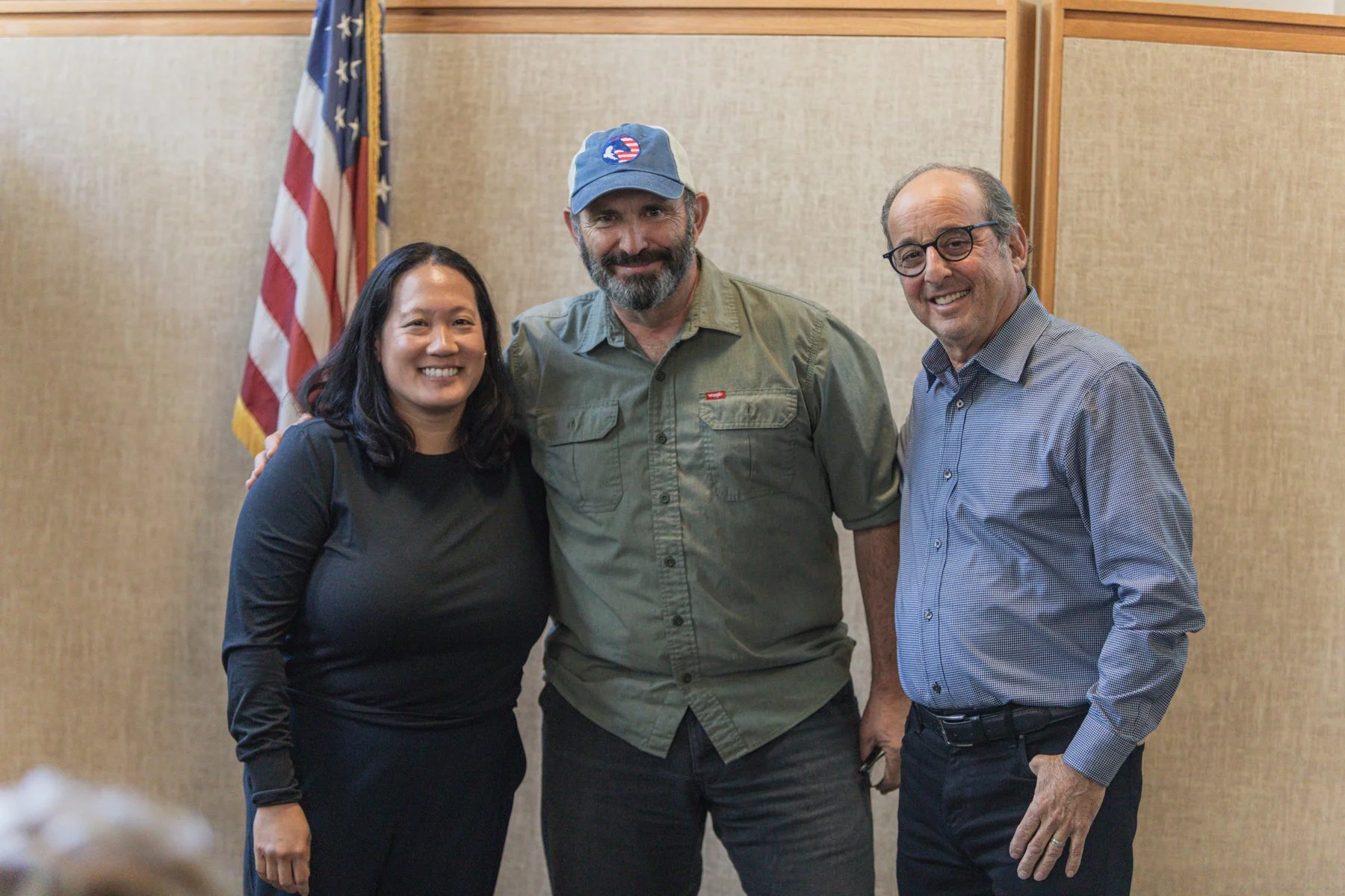  The judges: Tiffany Lo, Tony Di Zinno and Andrew Bernstein 