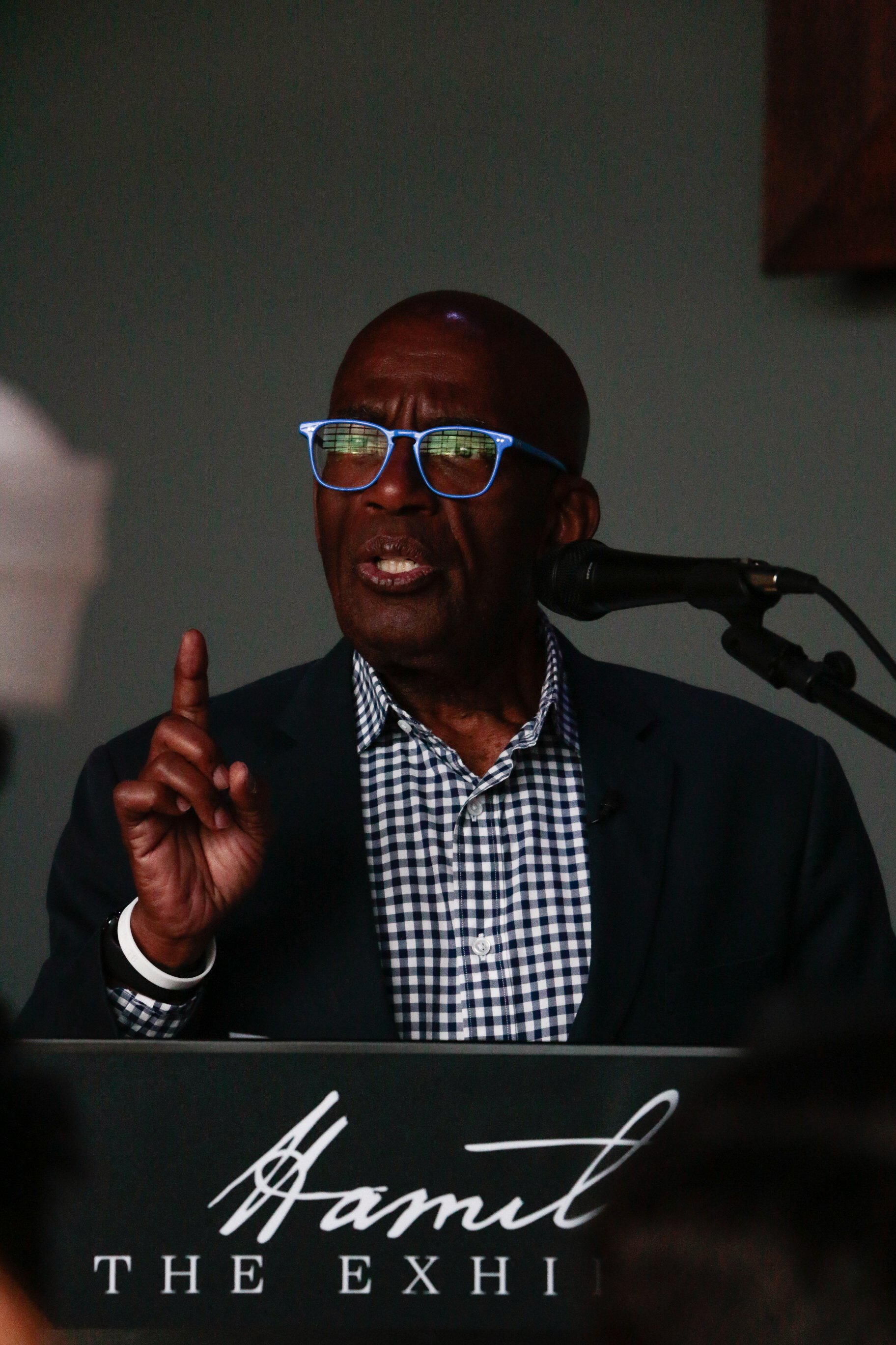 NBC Today's Al Roker at at the Hamilton Exhibition Press Conference and Ribbon Cutting, April 26th, 2019. Photo by Mary Crylen.jpeg