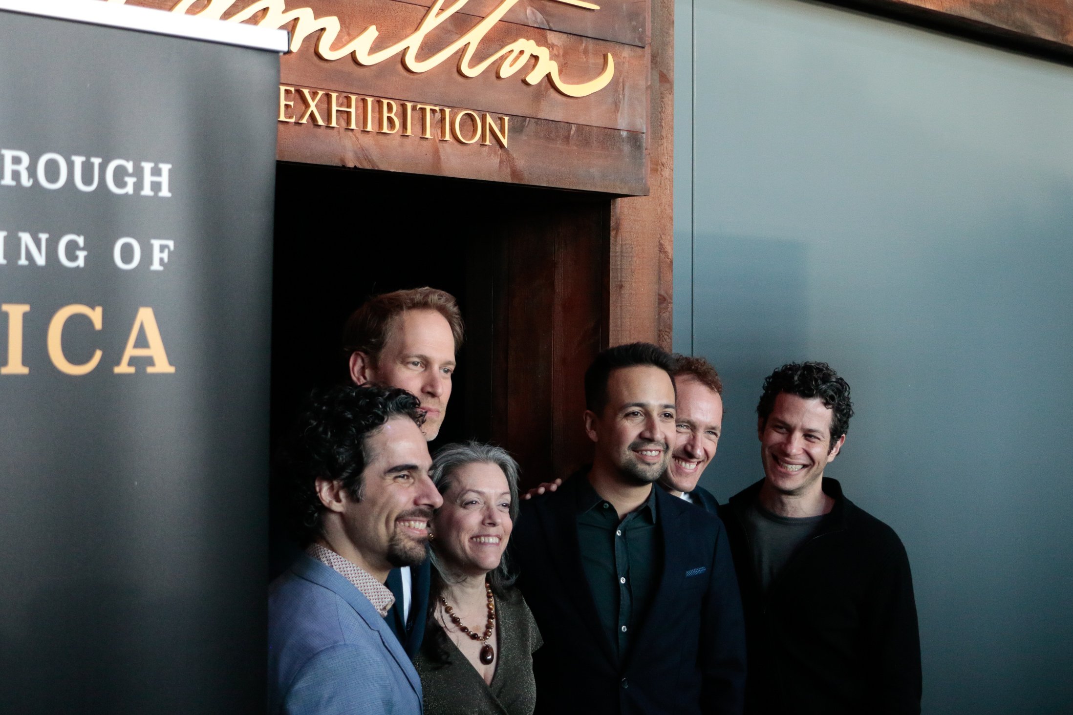The creative team at the Hamilton Exhibition Ribbon Cutting, April 26th, 2019. Photo by Mary Crylen.jpeg