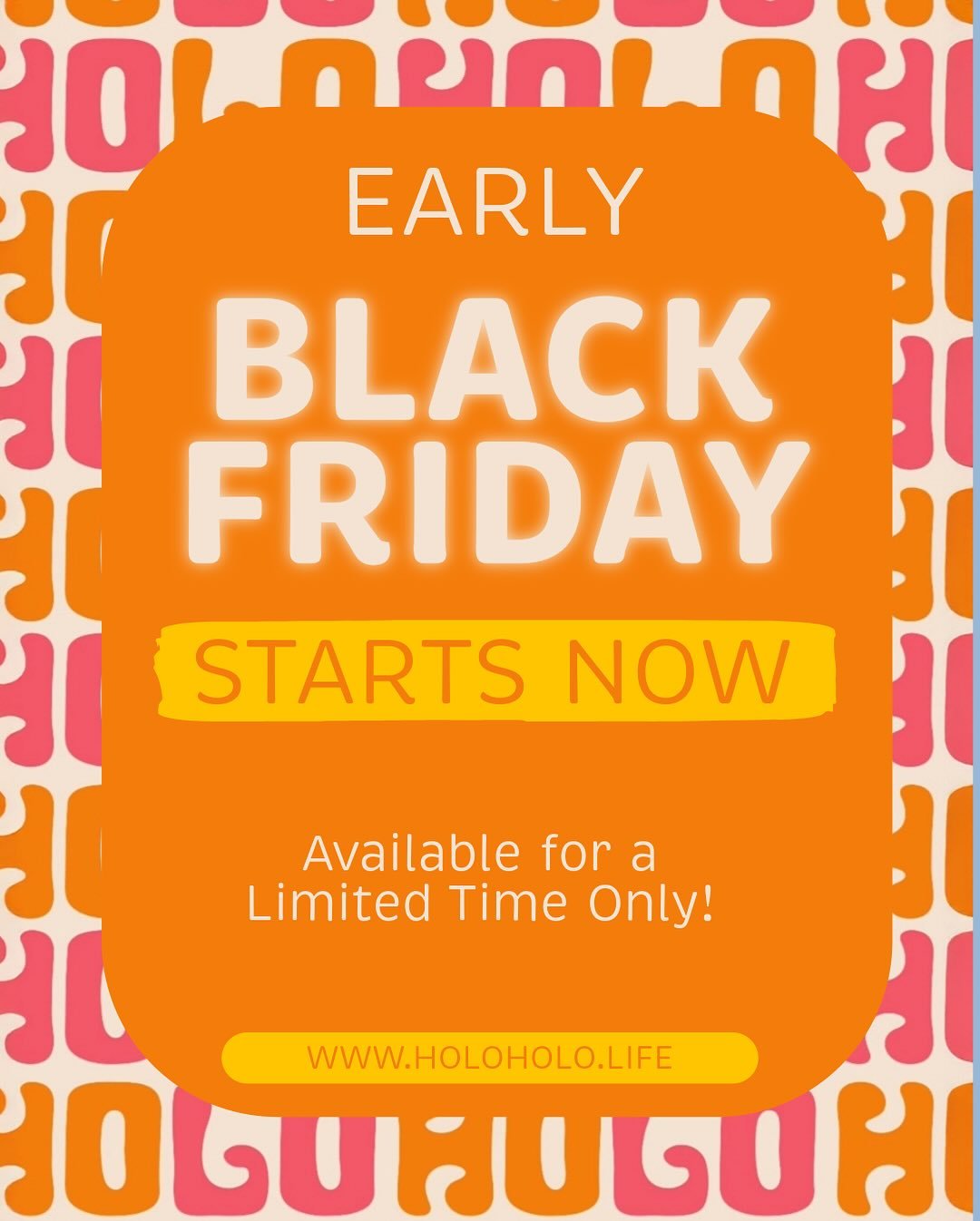 It&rsquo;s live! 🎉
The Black Friday Drop is officially here &mdash; new Booty Barrier 4.0 prints + my biggest deals of the year.

🔥 Booty Barriers: Buy 1, Get 1 50%
🧵 Towels: 20% Off
🌊 Ponchos: 10% Off
📦 Free shipping on $150+

Shop now 👉 holoh