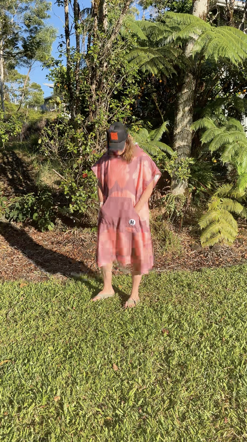 New! - Holoholo Changing Poncho - Pua Kenikeni
