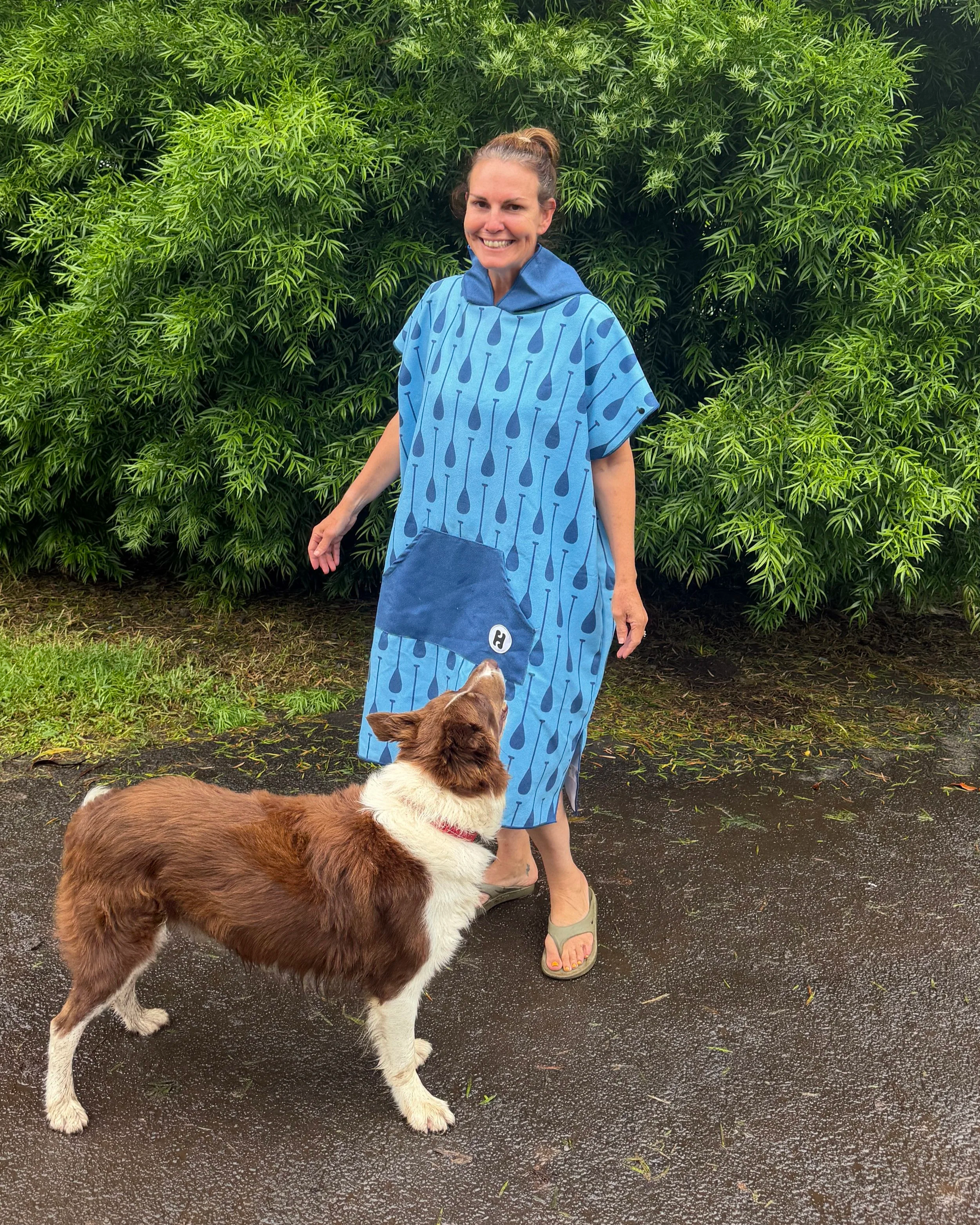 Imperfectly Perfect Changing Poncho - Paddles