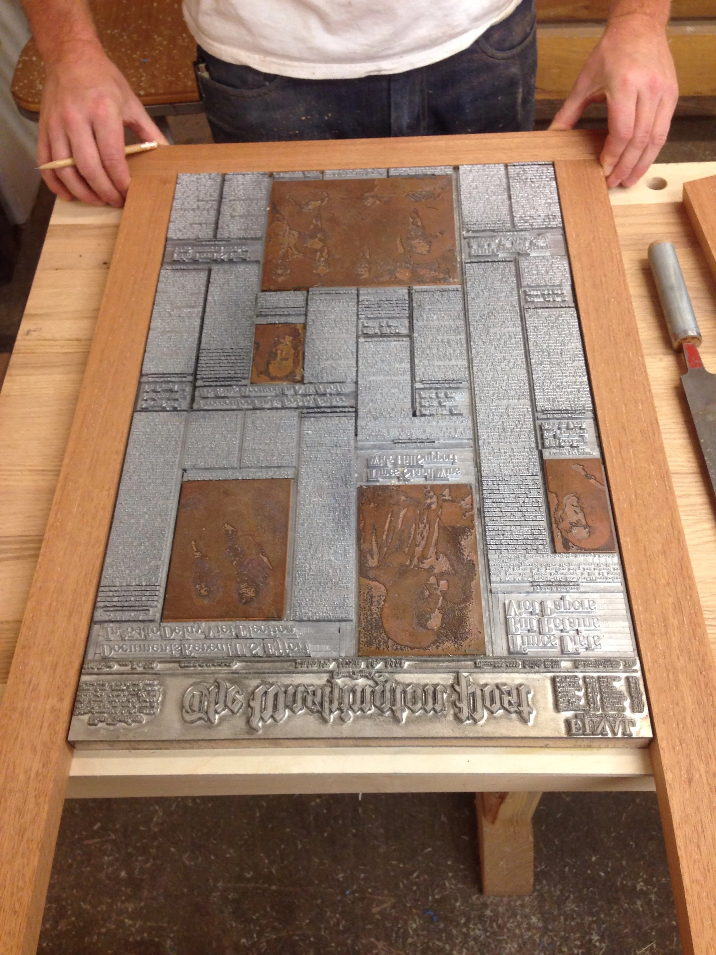  Framing in progress. Photo by Davin Kuntze. 