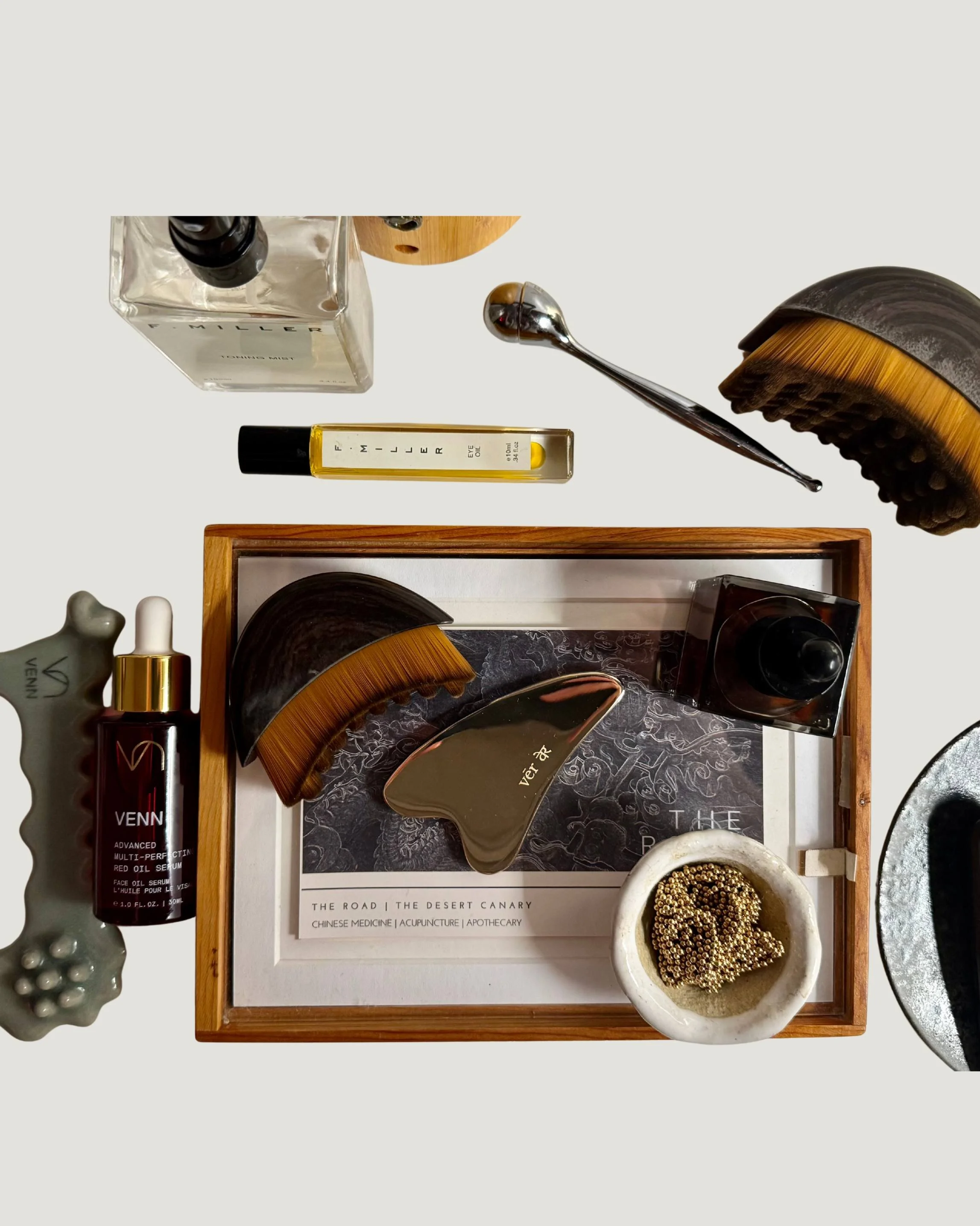 various skincare products