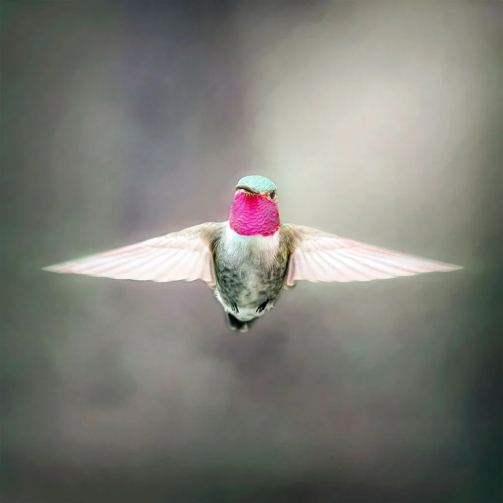 Jewel of the Sky: Hummingbird in Graceful Hover