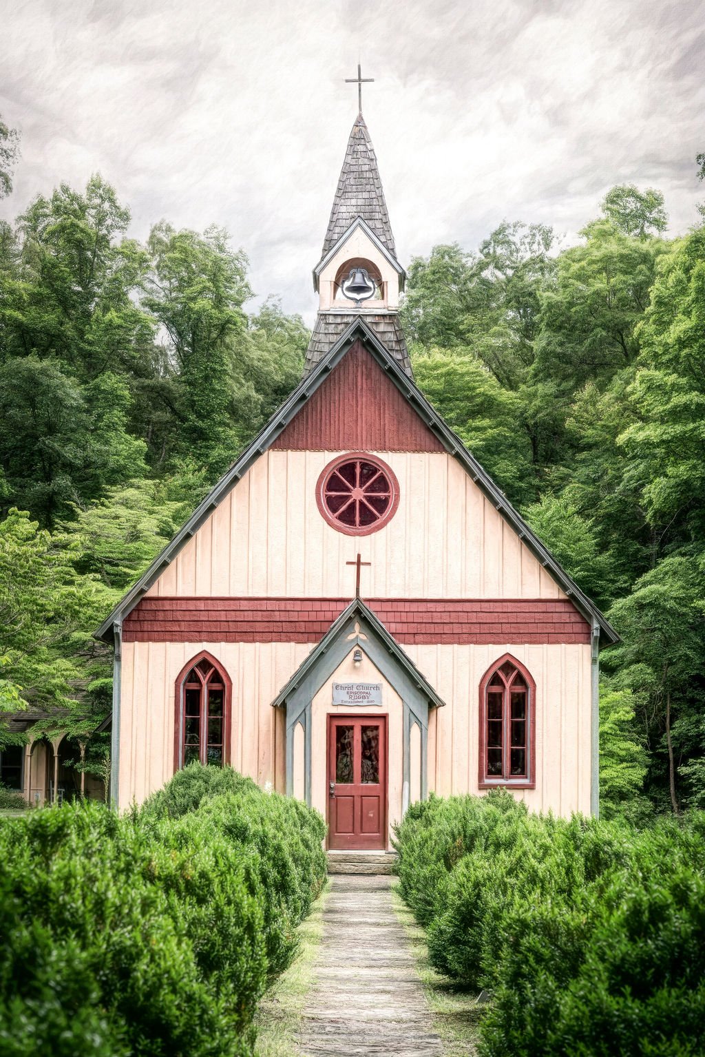 CHRIST CHURCH EPISCOPAL IN RUGBY, WEST VIRGINIA – HISTORIC GOTHIC REVIVAL CHAPEL 
