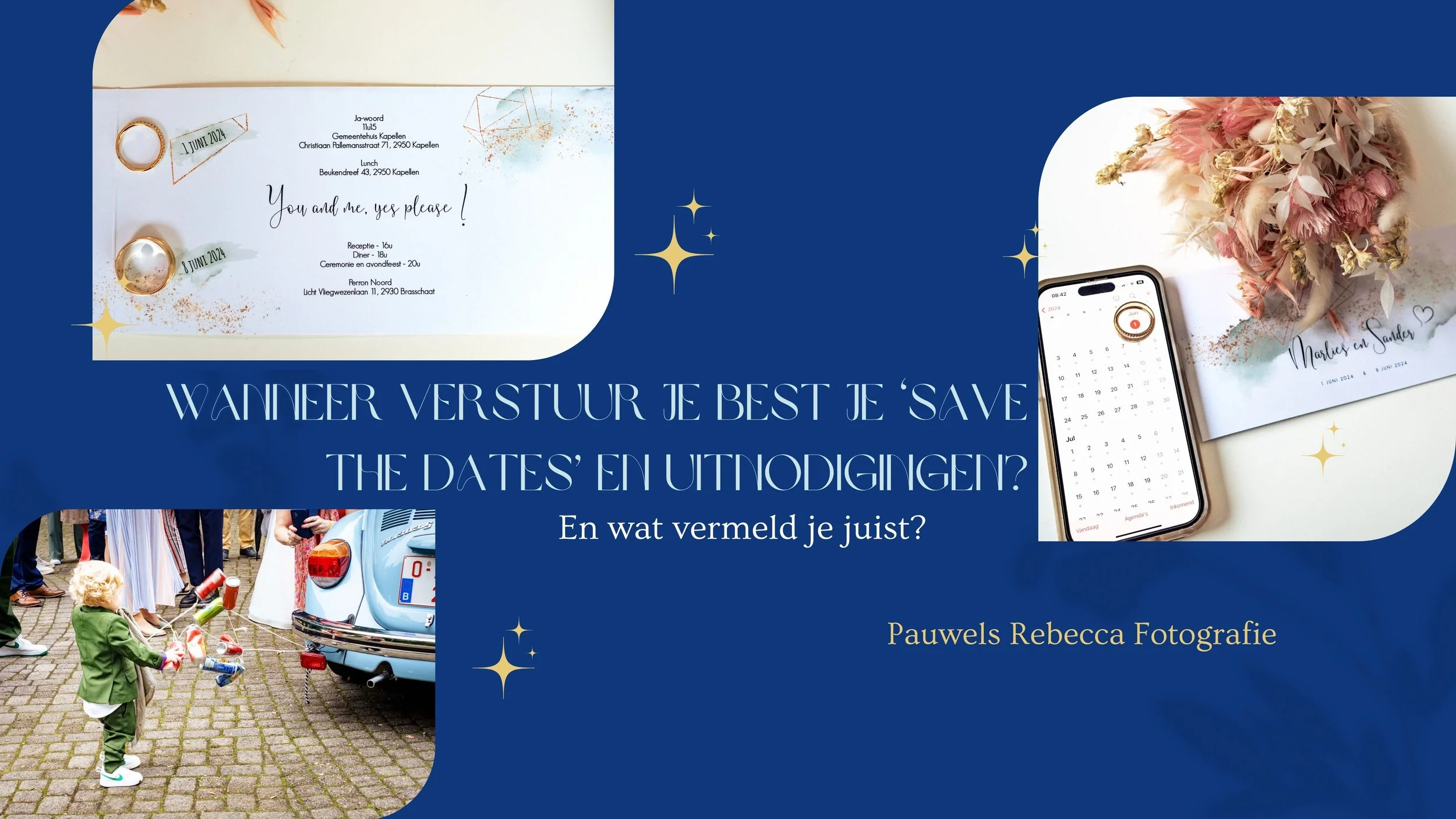 Wanneer verstuur je best je ‘save the dates’ en uitnodigingen?
