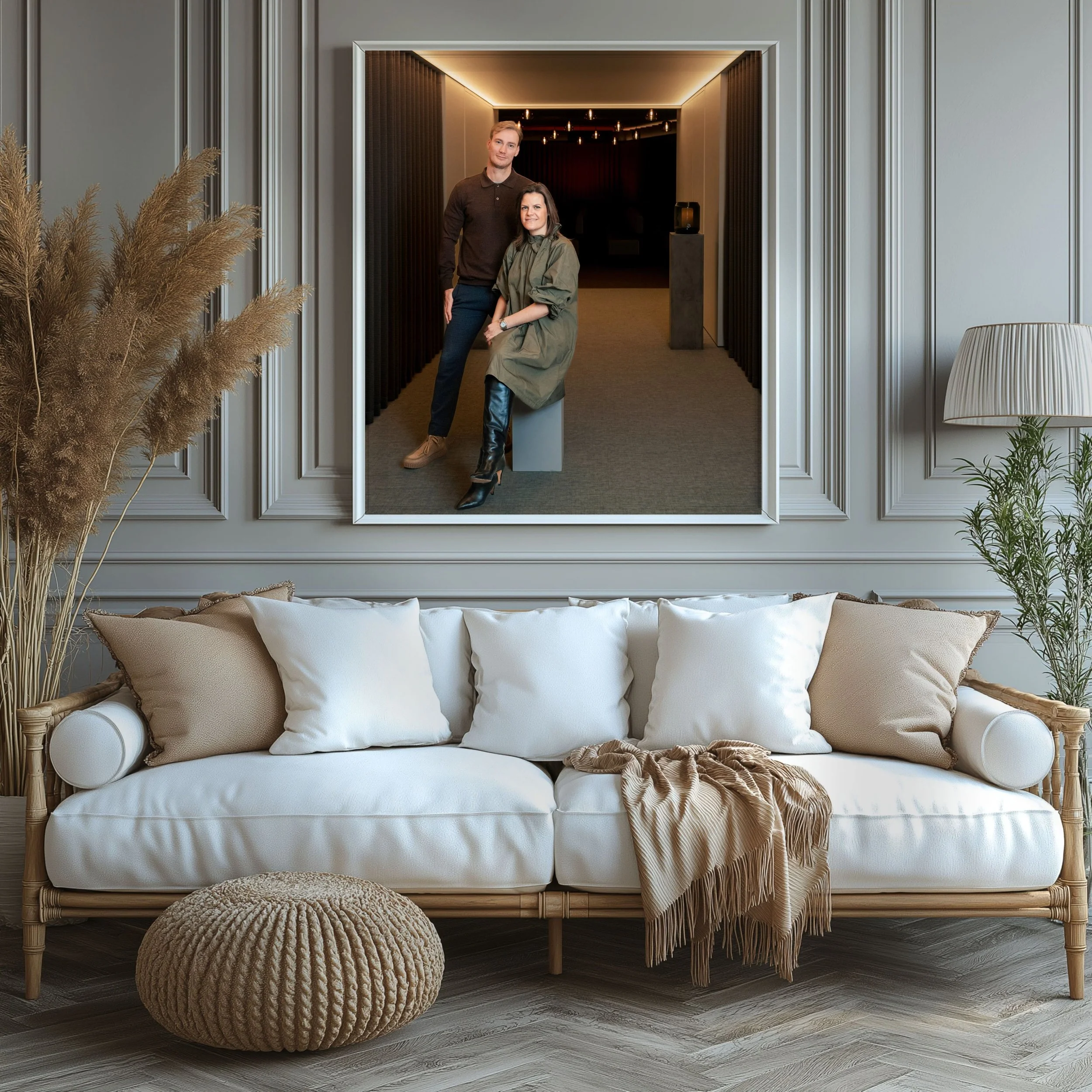 mooie waal aan de muur