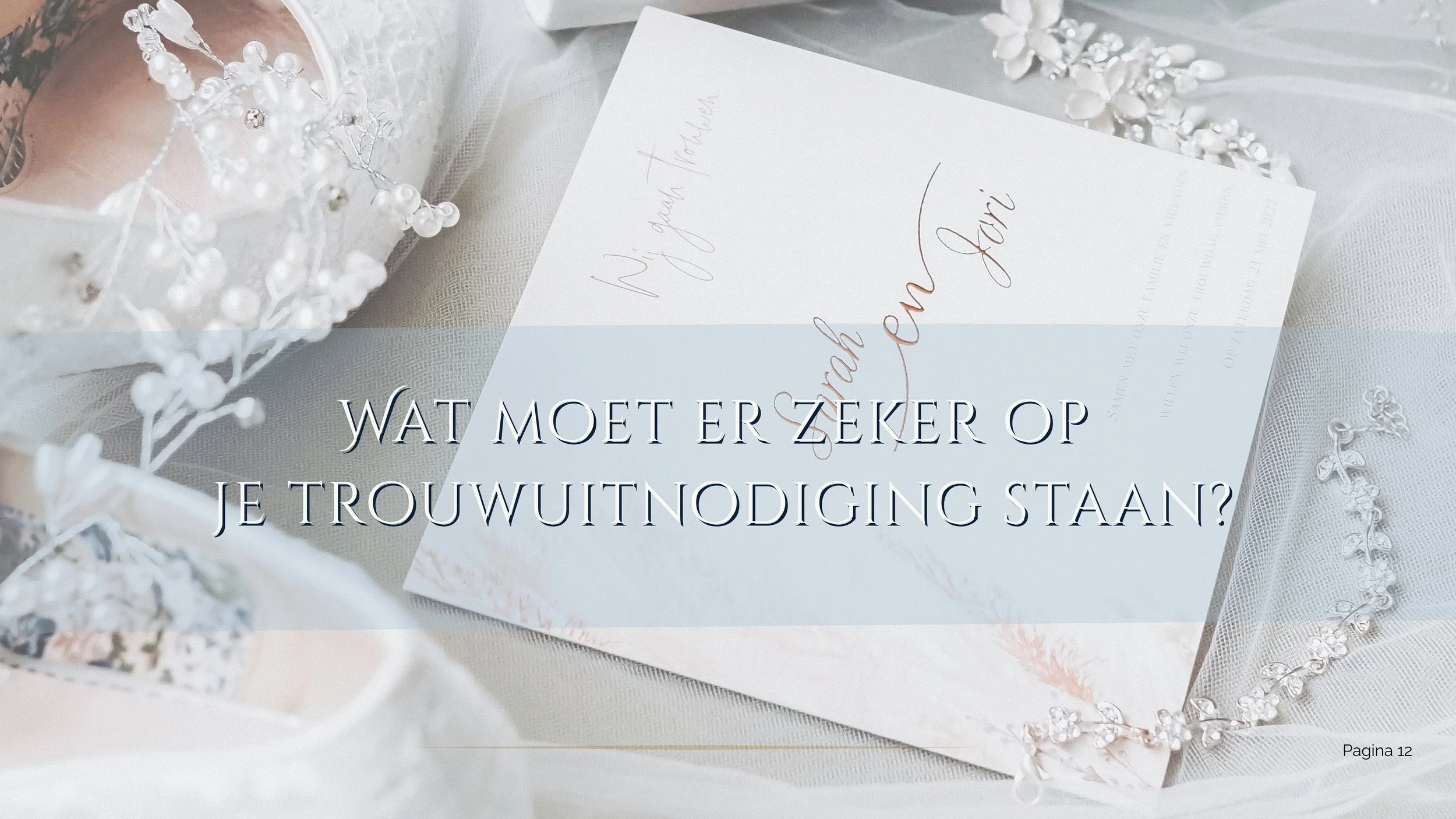 Wat moet er zeker op je trouwuitnodiging staan?