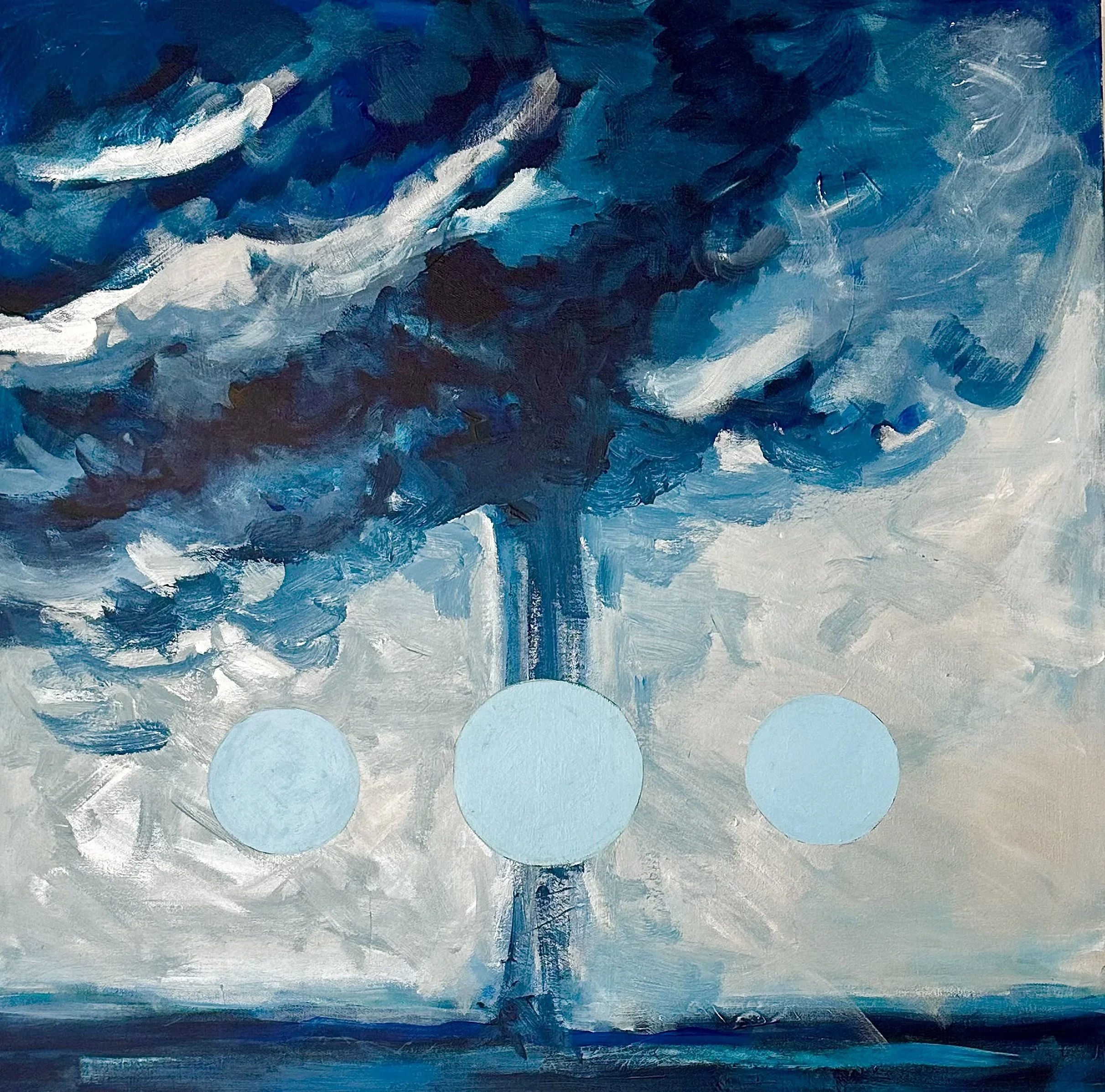  Tempest 36 x36 acrylic on canvas
$3500