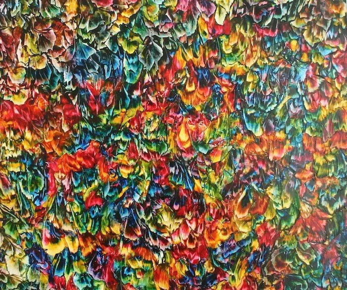 Foliage Five, oil on paper, 50 x 60cm