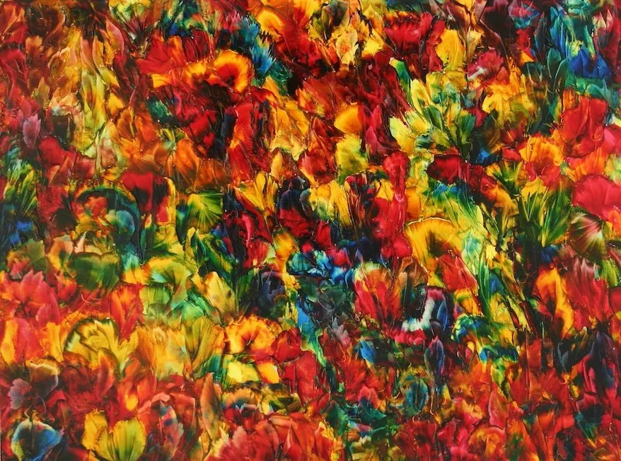 Colourscape Six, oil on board, 30 x 40cm