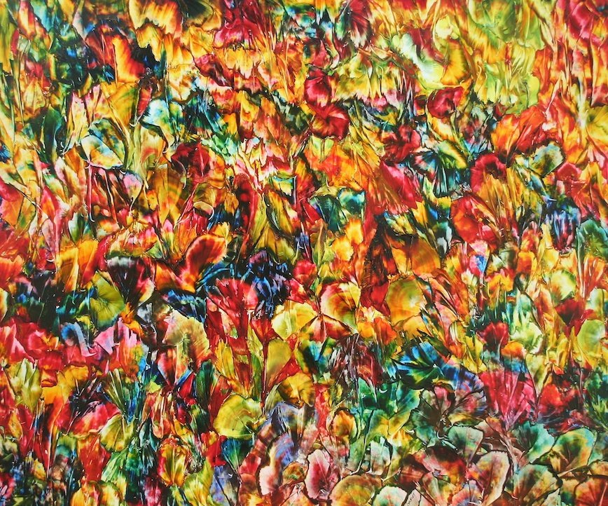 Foliage Eight, oil on paper, 50 x 60cm