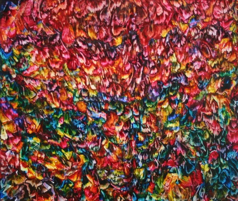 Leaf Two, oil on paper, 