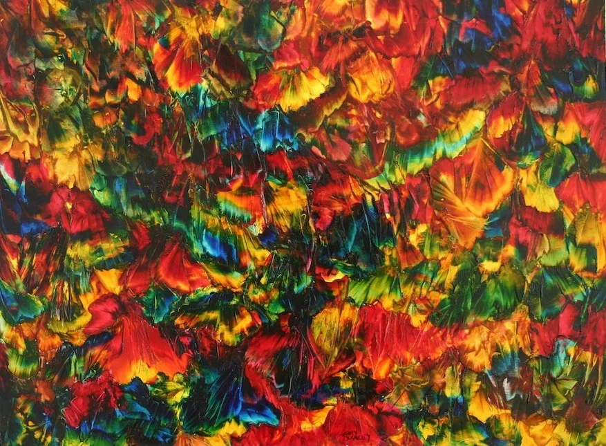 Colourscape Four, oil on board, 30 x 40cm