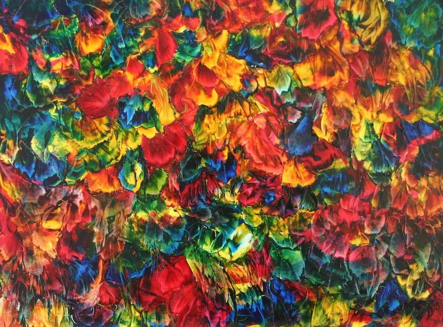 Colourscape Five, oil on board, 30 x 40cm