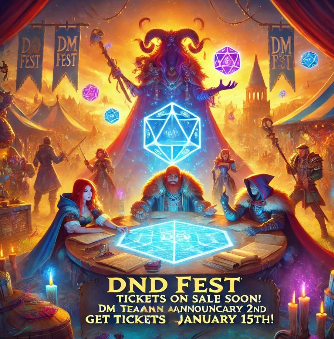 Get Your Party Ready to Purchase Tickets! 