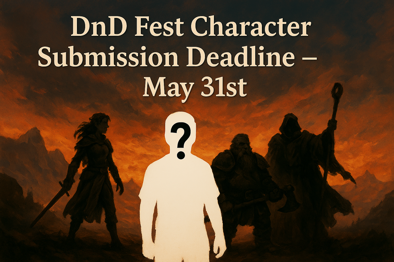 Character Sheets DUE!