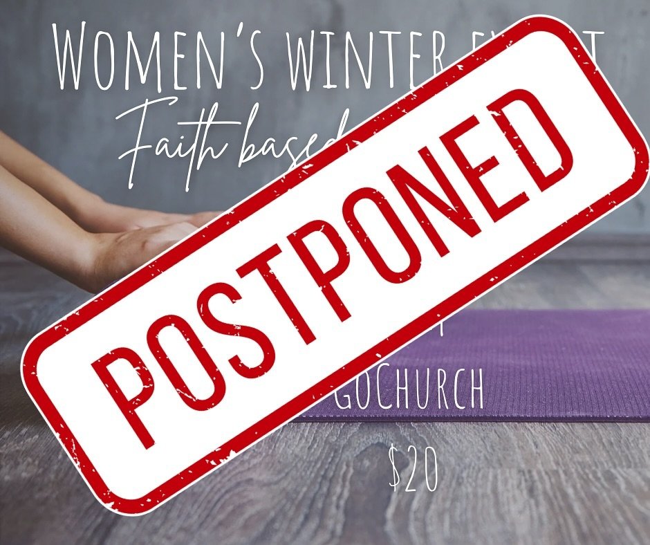 With the holiday weekend falling on the same weekend as our Women&rsquo;s Event, we&rsquo;re going to postpone the yoga event. Stay tuned for the rescheduled date. We&rsquo;re hoping for a Sunday evening in January.