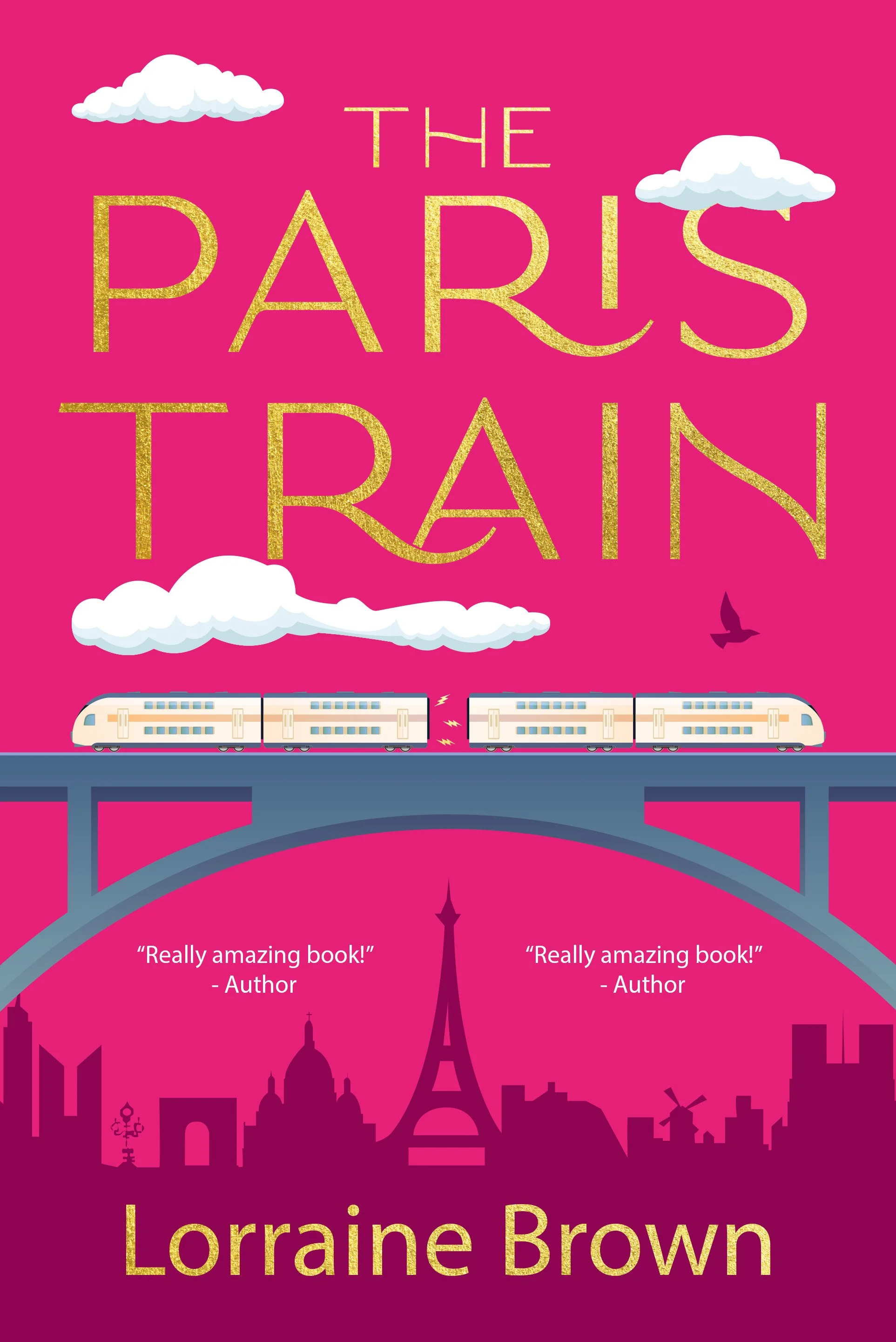 The Paris Train Book Cover Design — Karli Quinn Designs
