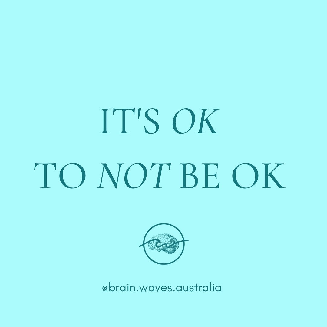 STIGMA &amp; MENTAL HEALTH
@brain.waves.australia aims to dissolve the stigma around #mentalhealth by normalising conversations around not being ok.

In 2020-2021 over two in five Australians aged 16-85 years (43.7% or 8.6 million people) had experie