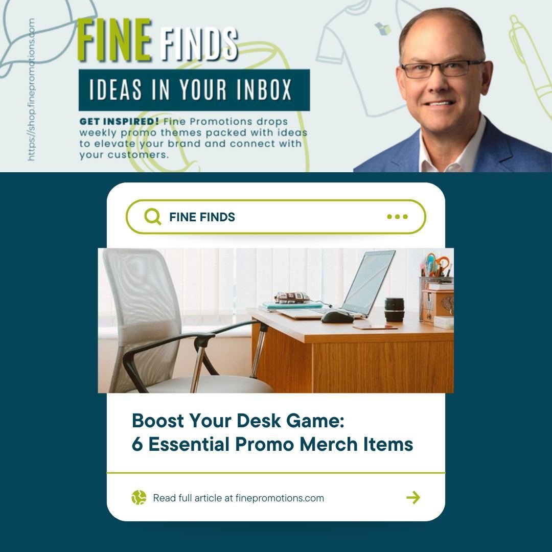 Discover the must-have promotional products that will transform your desk into a hub of creativity and productivity. Ready to level up your desk game? Connect with Fine Promotions today to explore these items and more! 

#FinePromotions #DeskGame