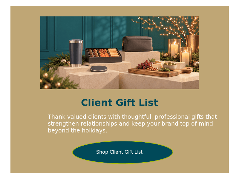 Fine Finds Client Gift List