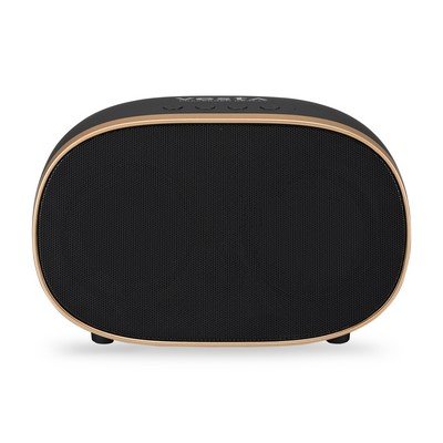 iLive retro wireless Bluetooth speaker with vintage-inspired design for corporate gifts and branded merchandise programs