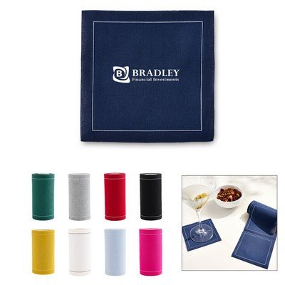 Toasting With Tara cocktail napkins with printed design for promotional products, event décor and branded merchandise programs