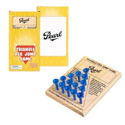 Triangle jump puzzle