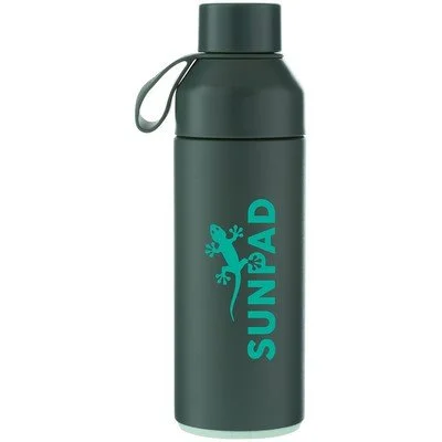 Ocean Bottle Original 17 oz compact reusable bottle in recycled materials for corporate gifts and eco-friendly branded merchandise