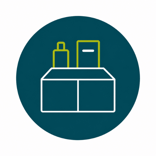 Coordinated gift sets and kitting icon