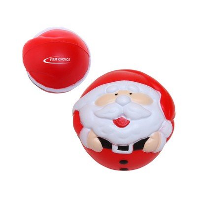 Santa holiday stressball