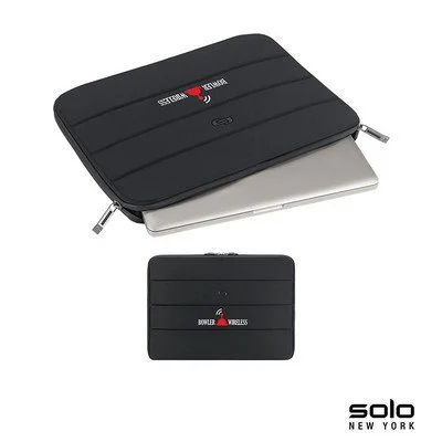 Solo New York Bond 15.6 inch laptop sleeve with padded design for business gifts and branded technology accessories