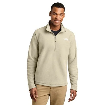 The North Face textured Pine Grove 1/2-zip pullover with branded logo for corporate gifts and employee apparel programs