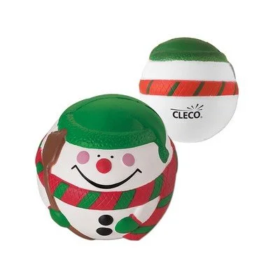 Snowman holiday stressball