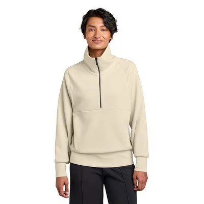 MiiR women's Kumo 1/4-zip pullover in soft performance fabric for employee gifts and branded merchandise programs