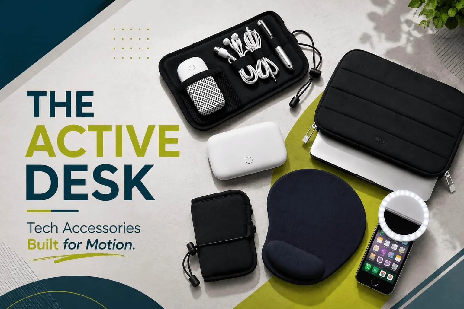 The Active Desk: Tech Accessories Built for Motion