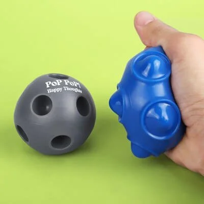 Pop-Pop squeezable ball