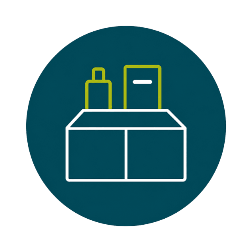 Coordinated gift sets and kitting icon
