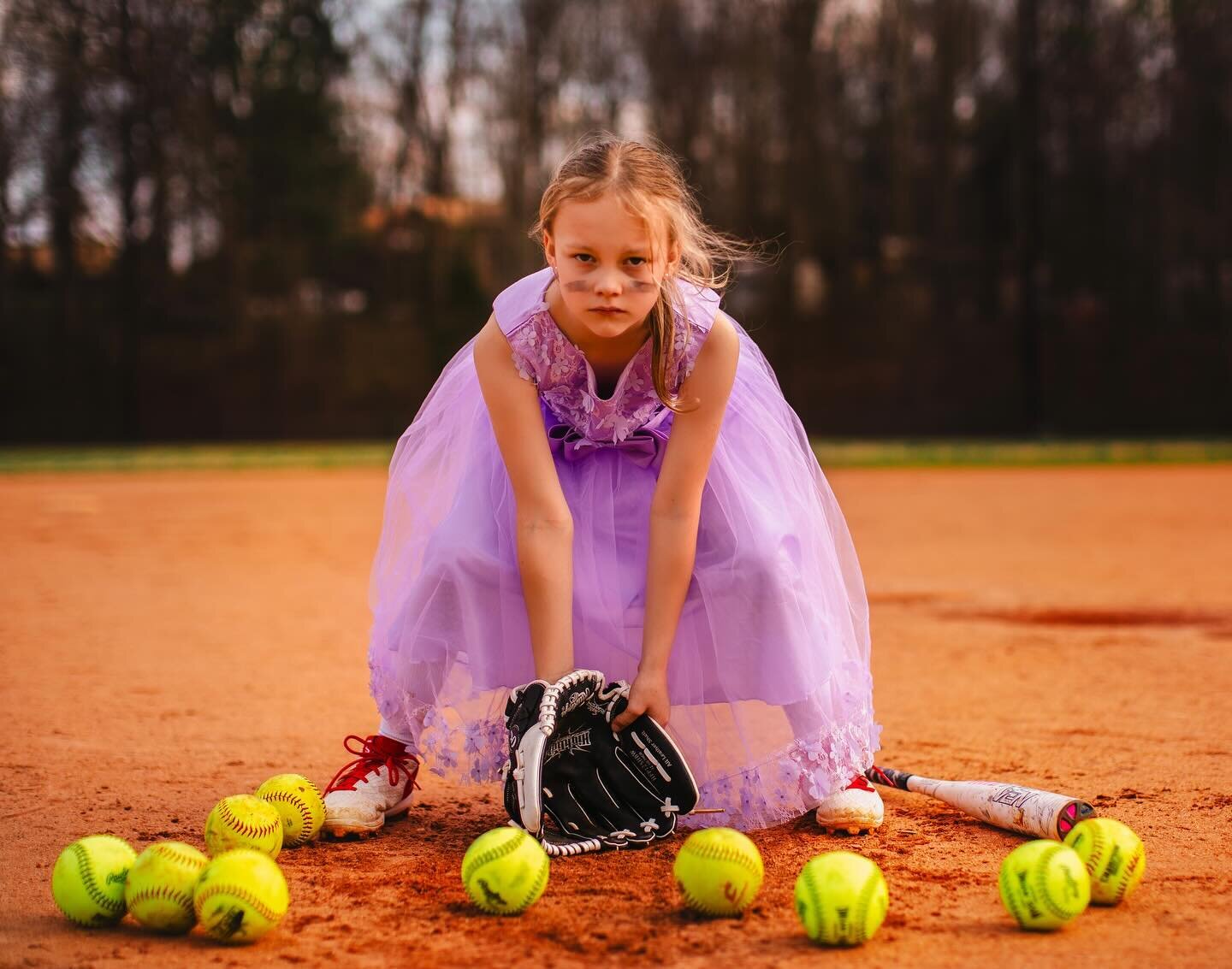 My Ambush girlies always come through for the perfect #softballprincess photos 🥹👑🥎