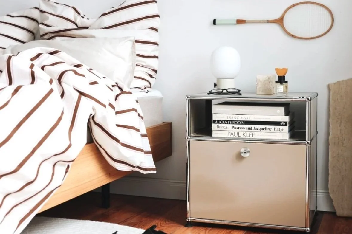 modern bedroom with USM furniture in Thalwil, Zurich, Zug